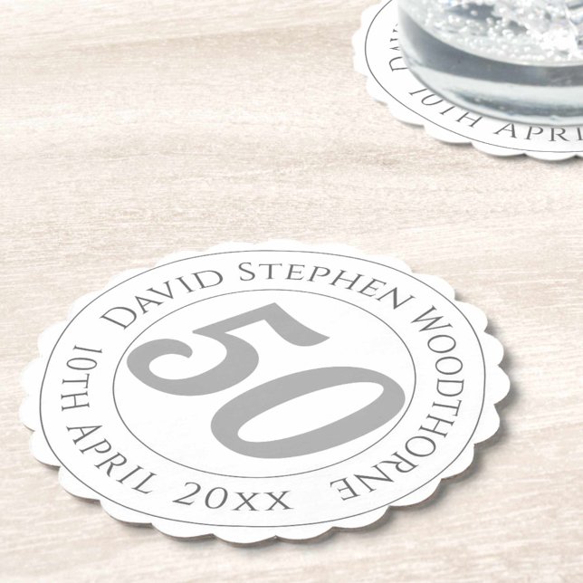 Porta-copo De Papel Celebração comemorativa de aniversário personaliza (Criador carregado)