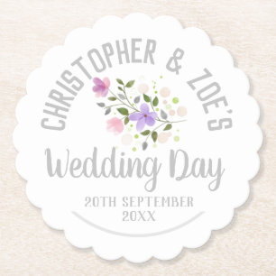 Porta-copo De Papel Celebração do Partido de um Casamento