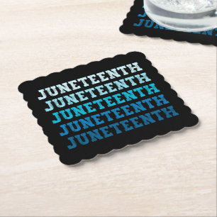Porta-copo De Papel Celebração Juneteenth Negra Americana Africana Leg