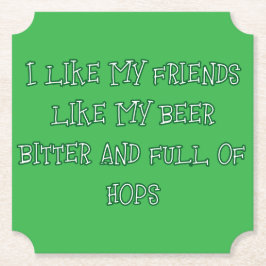 Porta-copo De Papel Cerveja Amarga Desejada Aqui 