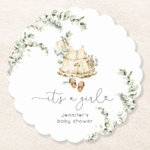 Porta-copo De Papel Chá de fraldas de roupas de berçário Eucalyptus bo