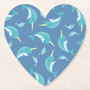 Porta-copo De Papel Chá de fraldas Narwhal
