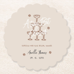 Porta-copo De Papel Chá de noiva caprichoso Tini Bit espresso martini