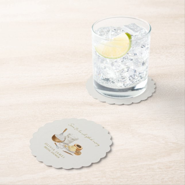 Porta-copo De Papel Chá de noiva para ser levada em breve (Insitu)