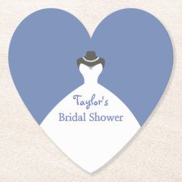 Porta-copo De Papel Chá de panela de Charme de Vestido de Casamento