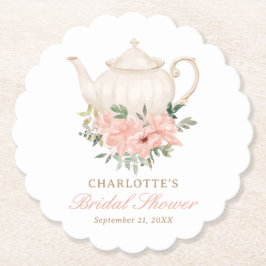 Porta-copo De Papel Chá de panela Floral Tea Party