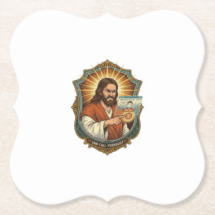 Porta-copo De Papel Chamada de Vídeo Acidental de Jesus Dispara Pânico