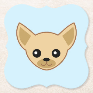 Porta-copo De Papel Chihuahua Face