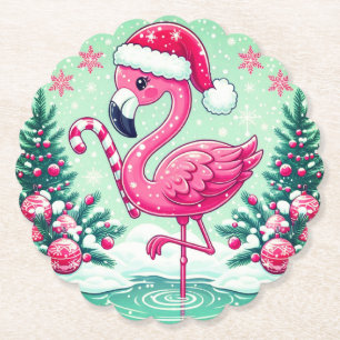 Porta-copo De Papel Clipart-10424 do Christmas Flamingo Sublimation