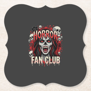 Porta-copo De Papel Clube de Fã de Terror de Halloween Caveira de Vamp