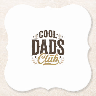 Porta-copo De Papel Clube de Pais Legais Camisa Vintage de Pai Design_