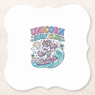Porta-copo De Papel Clube de Surf Unicórnio
