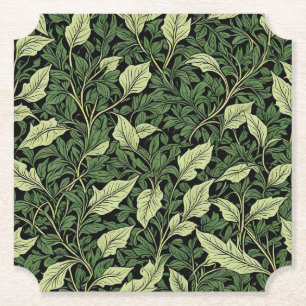 Porta-copo De Papel Cluster de Vinhas em Sombras de Verde