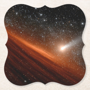 Porta-copo De Papel Comet Tearing Through Red Galactic Dust