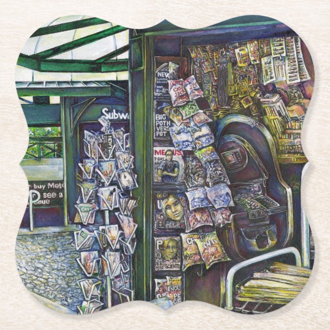 Porta-copo De Papel Como Uma Imagem É Inimaginativa? (Frente)