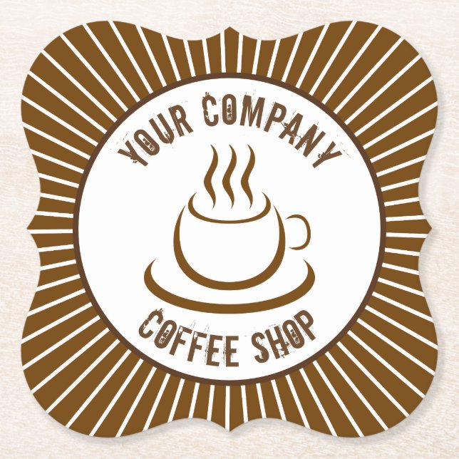 Porta-copo De Papel Compro Café (Frente)