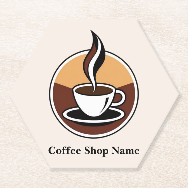 Porta-copo De Papel Compro profissional Compre de Café Simples Moderno (Frente)