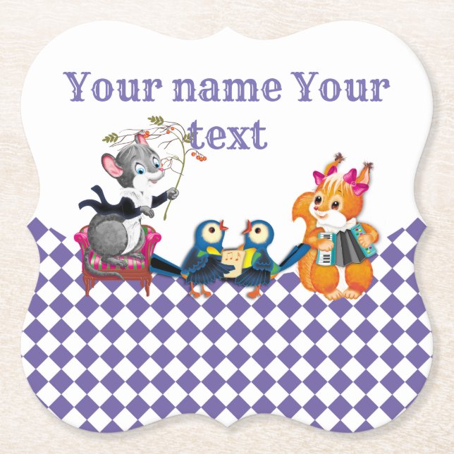 Porta-copo De Papel concerto (Frente)