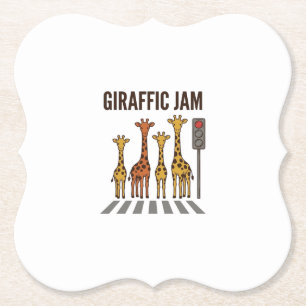 Porta-copo De Papel Congestionamento Giraffico Cruzamento de Girafa Di