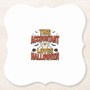 Porta-copo De Papel Contador de Halloween Camisa Vintage Fantasma Desi