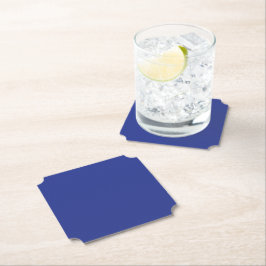 Porta-copo De Papel Convite de Casamento Minimalista Ousado em Azul Es