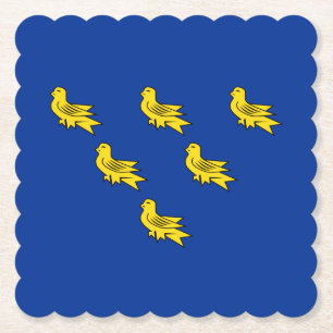 Porta-copo De Papel Copo de papel da Bandeira de Sussex