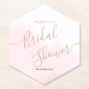 Porta-copo De Papel Copo de papel para um chá de noiva.