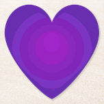 Porta-copo De Papel Coração roxo<br><div class="desc">Arte de fã de Kpop : Apenas um coração roxo !</div>