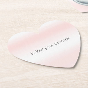 Porta-copo De Papel Corante branco rosa