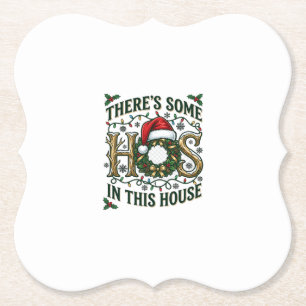 Porta-copo De Papel Coroa de Natal da Casa Hos Chapéu de Papai Noel Lu
