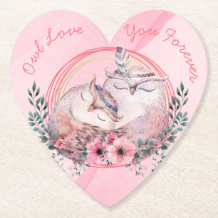 Porta-copo De Papel Corujas Cutes