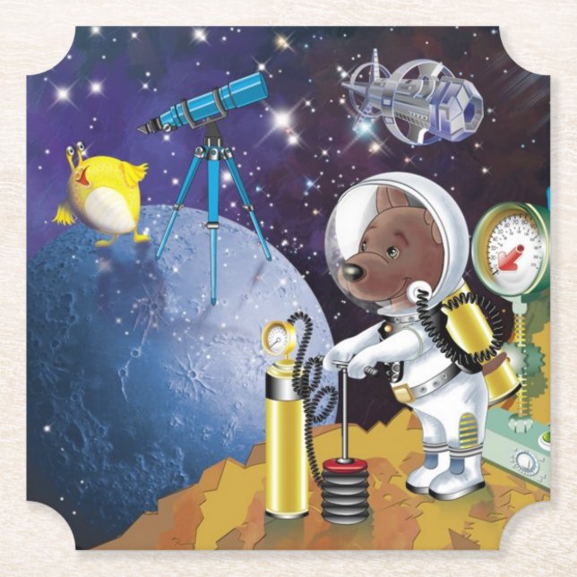 Porta-copo De Papel cosmos (Frente)