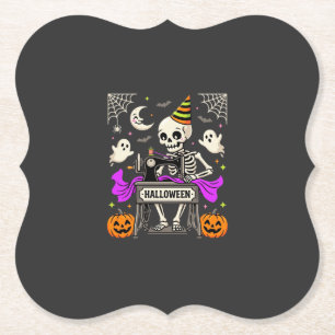 Porta-copo De Papel Costura de Halloween Esqueleto Fantasma Assustador