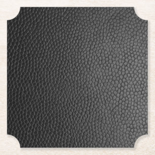 Porta-copo De Papel Couro de Cobra Preto