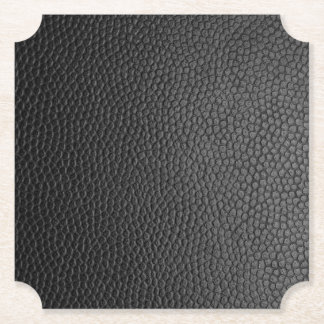 Porta-copo De Papel Couro de Cobra Preto
