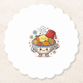 Porta-copo De Papel Couscous Marroquino Kawaii - Comida Tradicional Fo