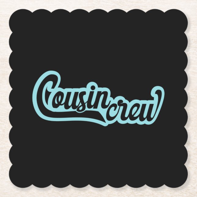 Porta-copo De Papel Cousin Crew (Frente)