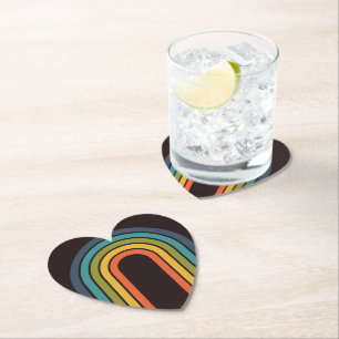 Porta-copo De Papel Cozinha Personalizada Padrão de Teal Laranja Casta