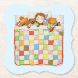 Porta-copo De Papel COZY QUILT Brackers Paper Portas copos - Azul