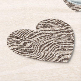 Porta-copo De Papel Creme castanho-esbranquiçado Zebra-relva