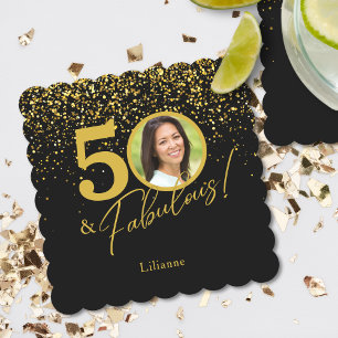 Porta-copo De Papel Crie Sua Própria Foto de Aniversário Fabulosa