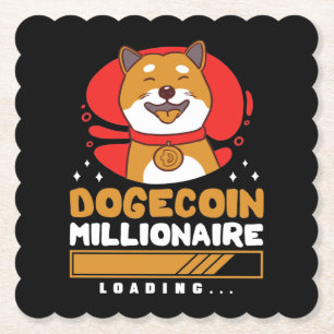 Porta-copo De Papel Crypto DogeCoin Milionário Carregando