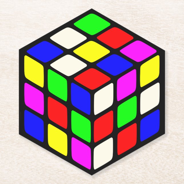 Porta-copo De Papel Cubo (Frente)