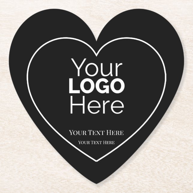 Porta-copo De Papel Custom Business Logo Branded Professional  (Frente)