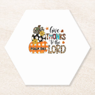 Porta-copo De Papel DÁ OBRIGADOS À LORD Christian Thanksanding Hol