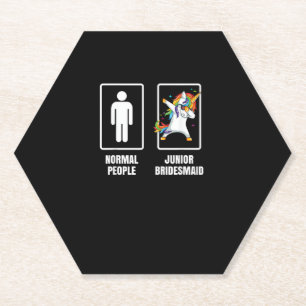 Porta-copo De Papel Dabbing Unicorn Kids Junior Bridesmaid Wedding Sun