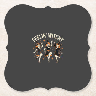 Porta-copo De Papel Dança de Bruxa de Halloween Feelin 'Witchy