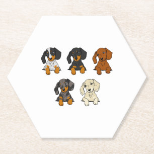Porta-copo De Papel Daschund