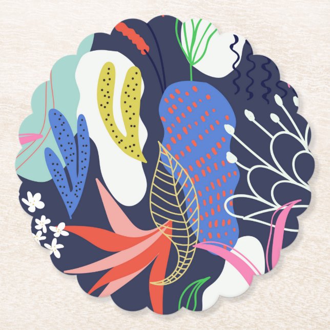 Porta-copo De Papel Decoração maravilhosa (Frente)