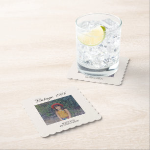 Porta-copo De Papel Decoração Personalizada de Aniversário com Foto An
